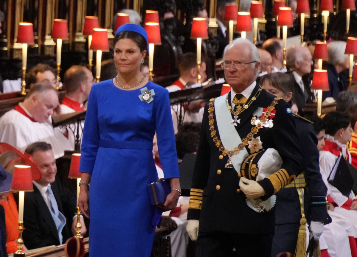 El rey Carlos Gustavo de Suecia y su hija Victoria @ Victoria Jones