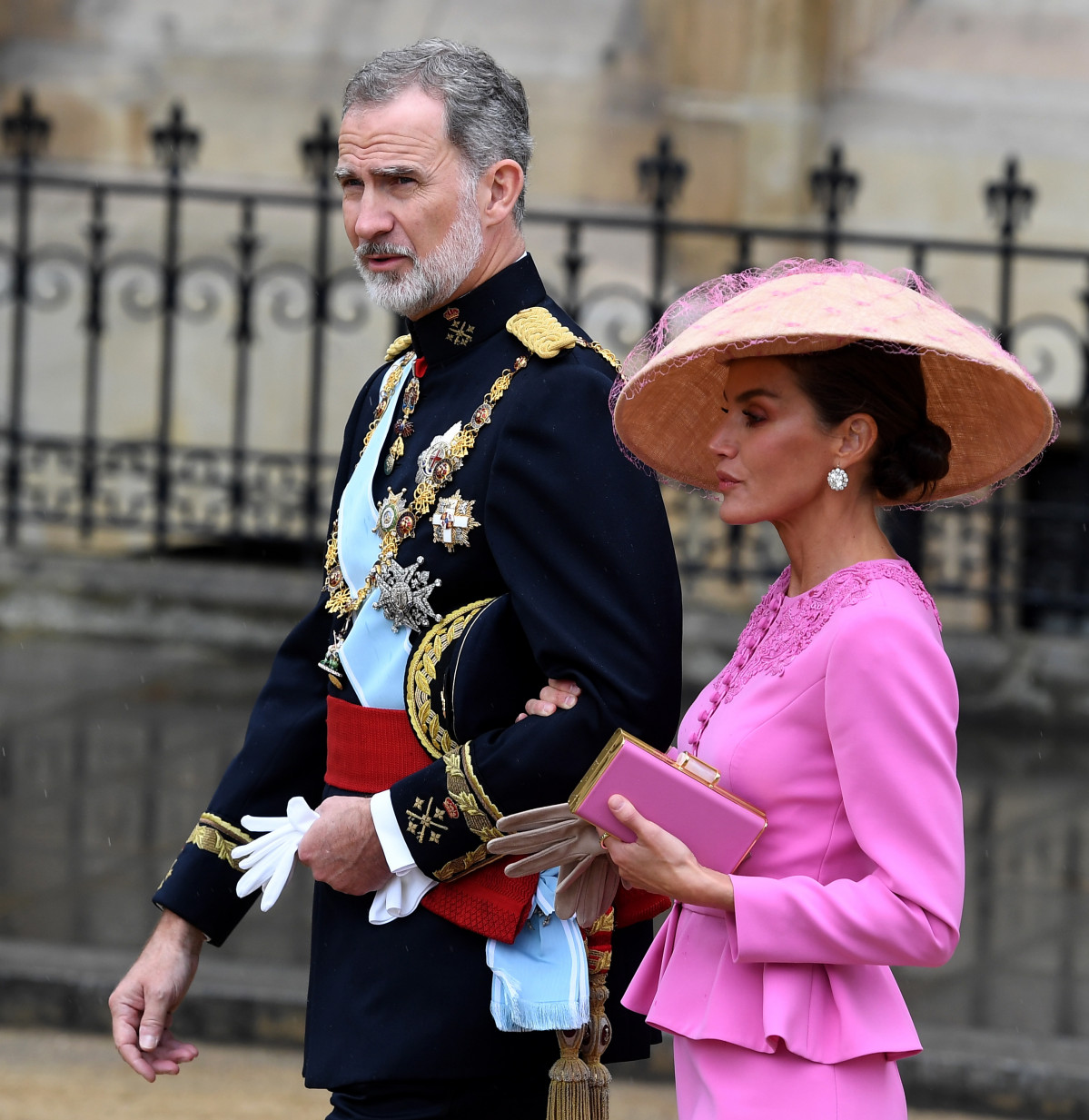 El rey Felipe y la reina Letizia @EFE EPA Andy Rain