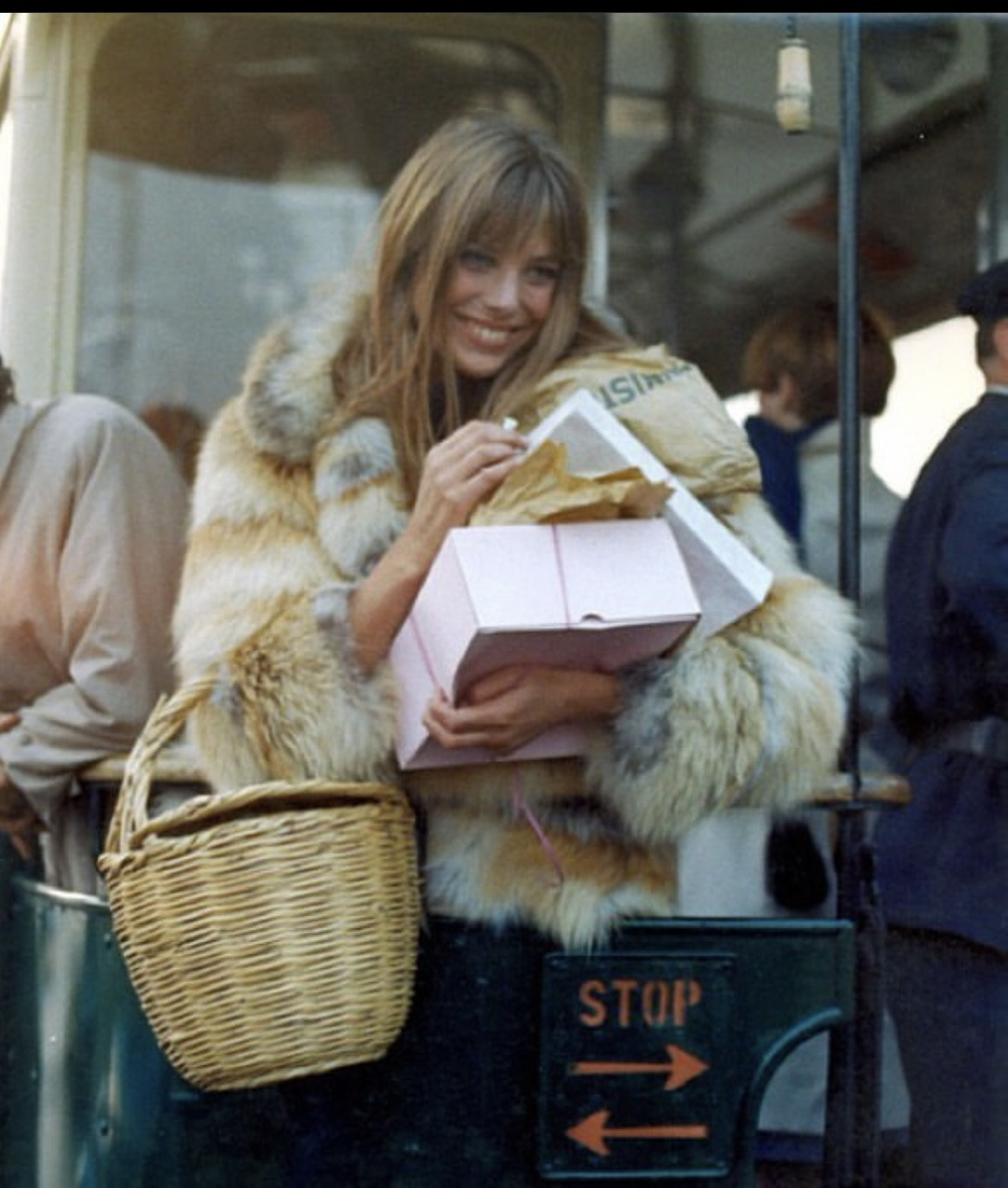 Jane Birkin con su cesta