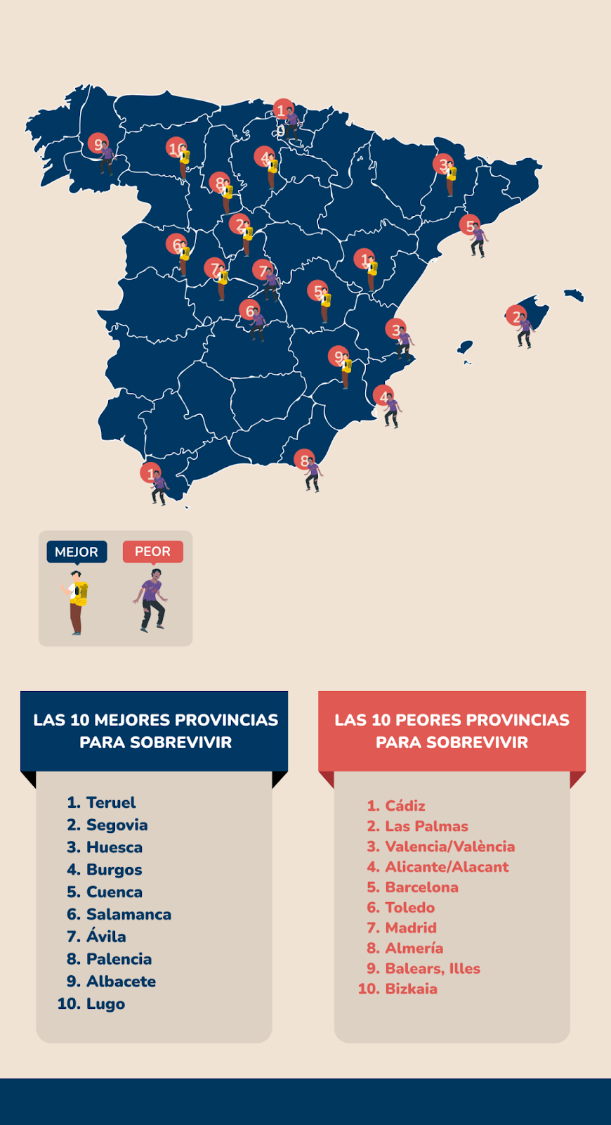 Mapa holocausto zombi por provincias