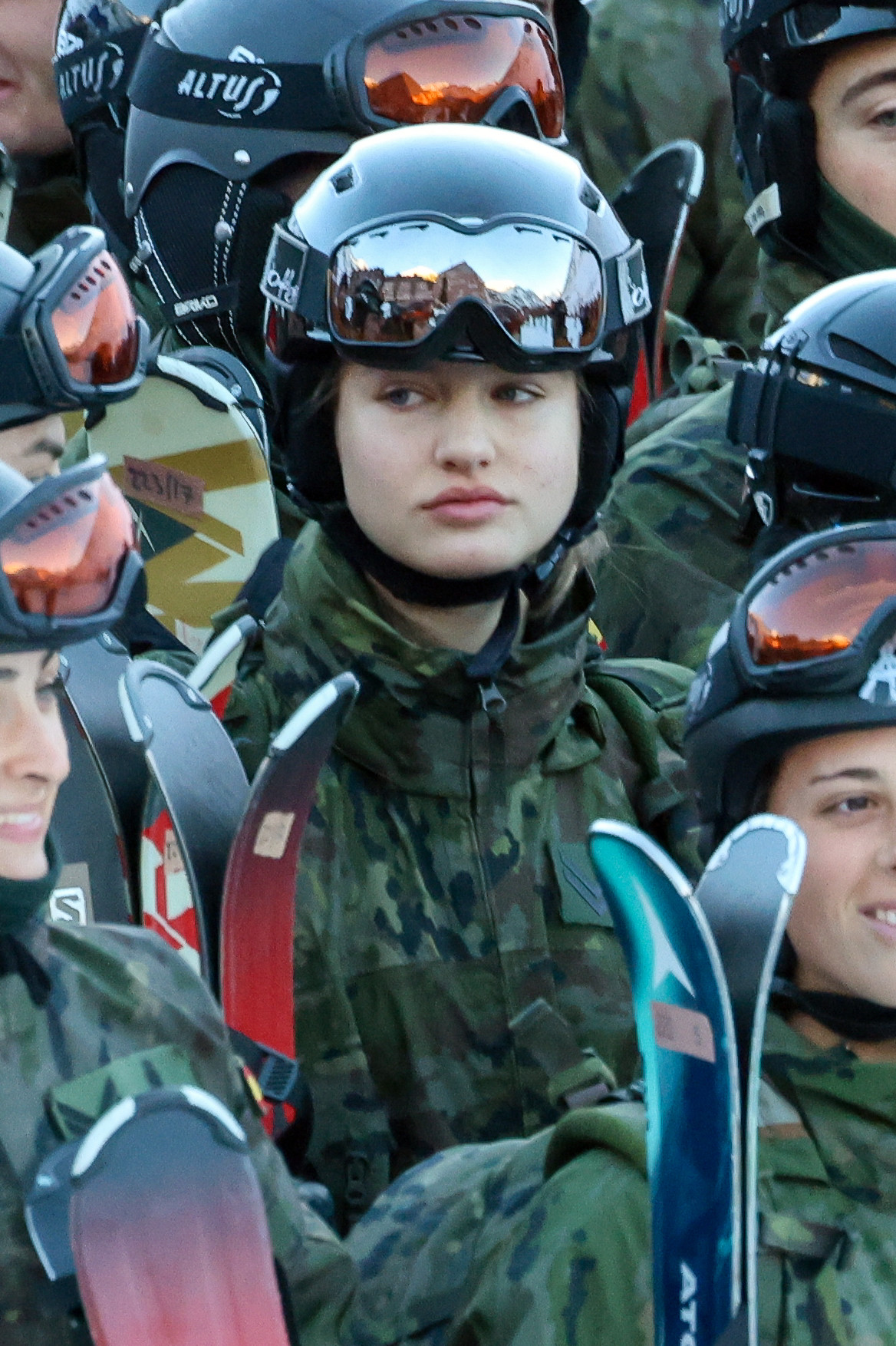 La princesa Leonor, durante la instrucciu00f3n militar en el Pirineo aragonu00e9s @ EP (3)