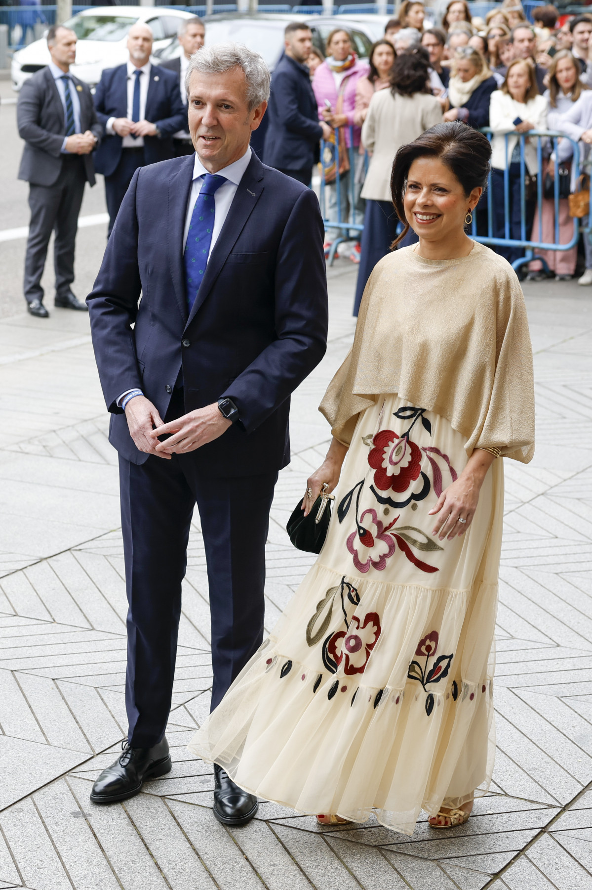Alfonso Rueda y su mujer, Marta Coloret @EFE JJ Guillen